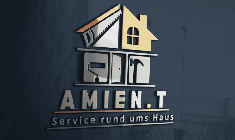 تصميم لوجو شركة ترميم من جوتريند Go trend Marketing Agency